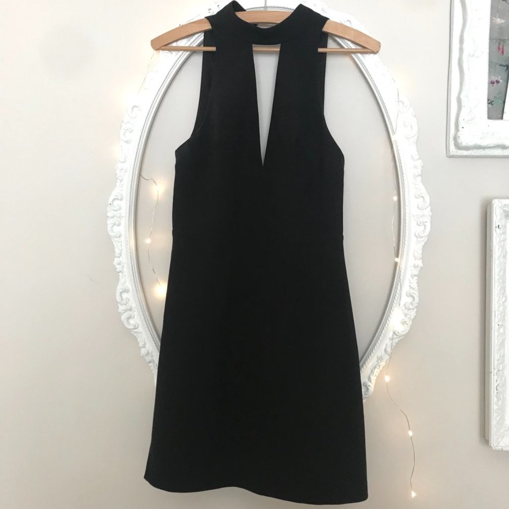 Express black lace back mini dress, cocktail dress